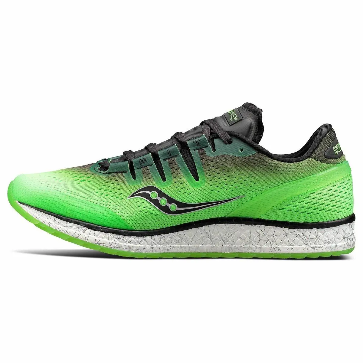 S20355-4 Mens Saucony Freedom Iso - Slime/Black