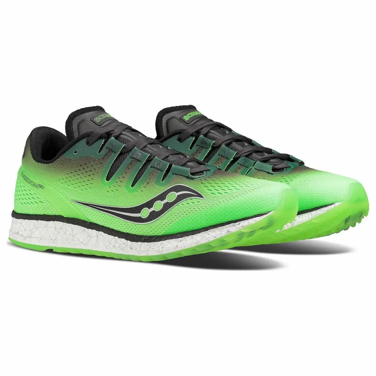 Saucony shoes - Slime/Black 3