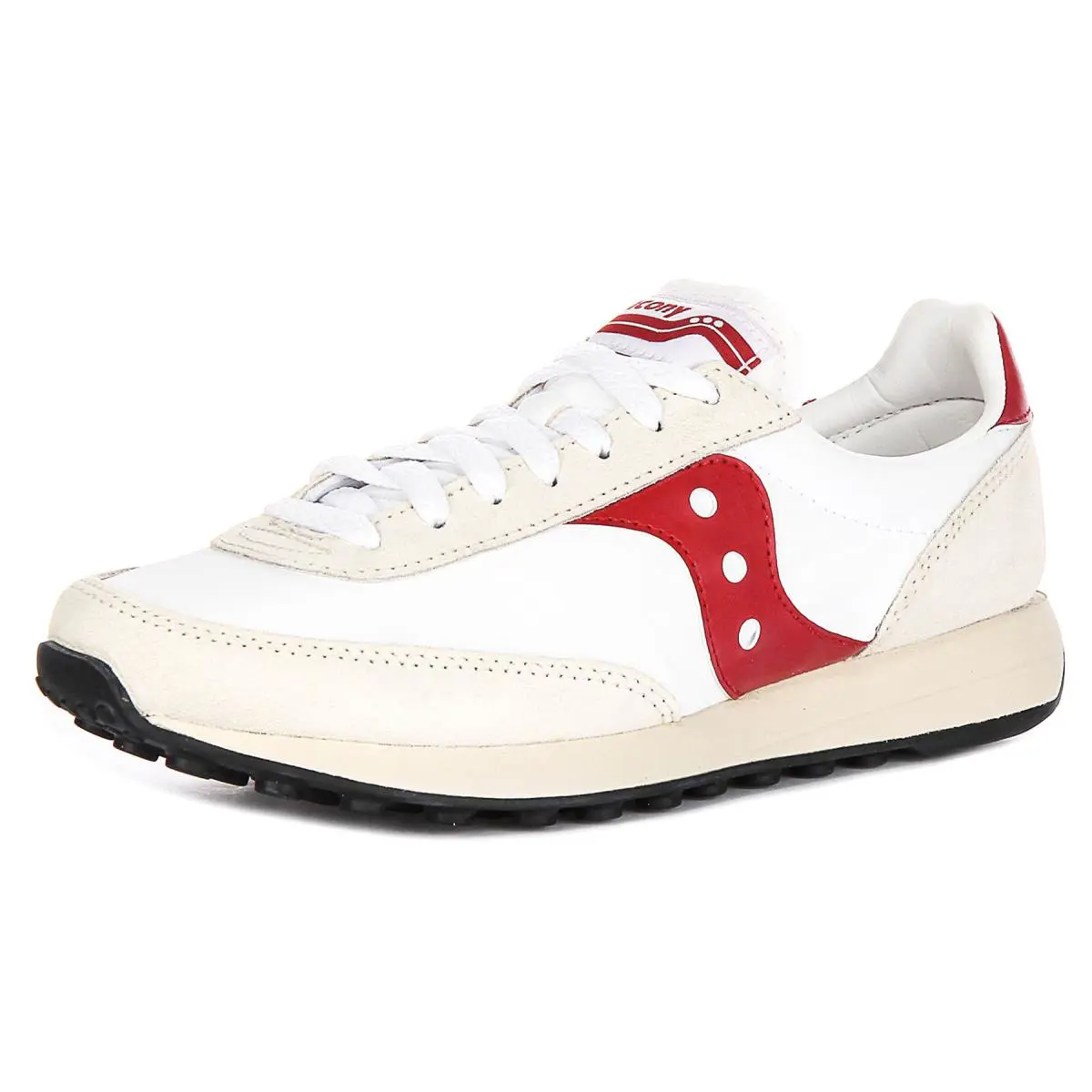 Saucony shoes - WHITE RED 4