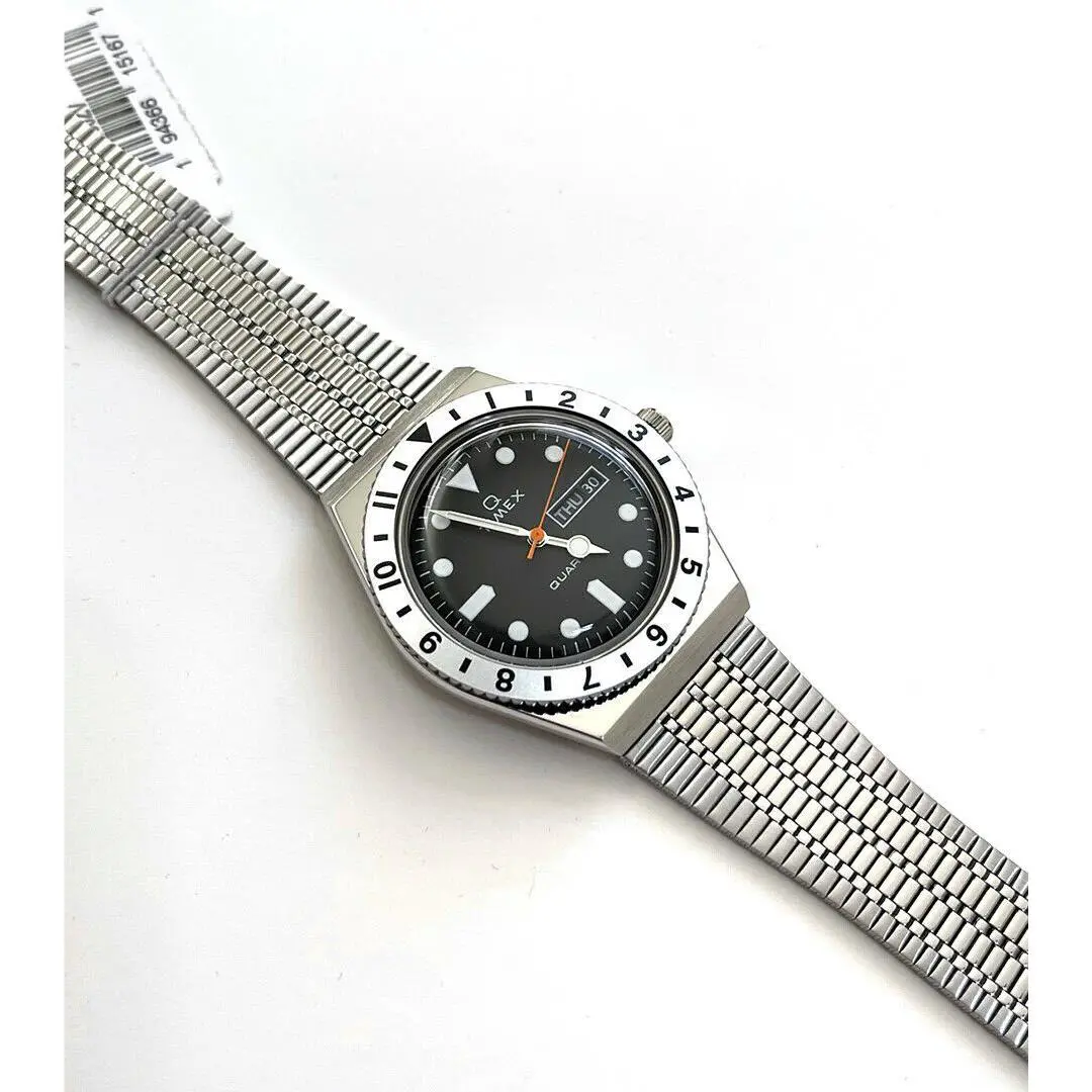 Q Reissue 38mm Stainless Steel Quartz Men`s Watch TW2V0010ZV New/// by Timex