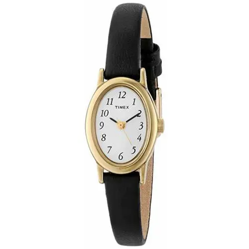 Timex Cavatina T21912 Wrist Watch For Women - Dial: White, Band: Black