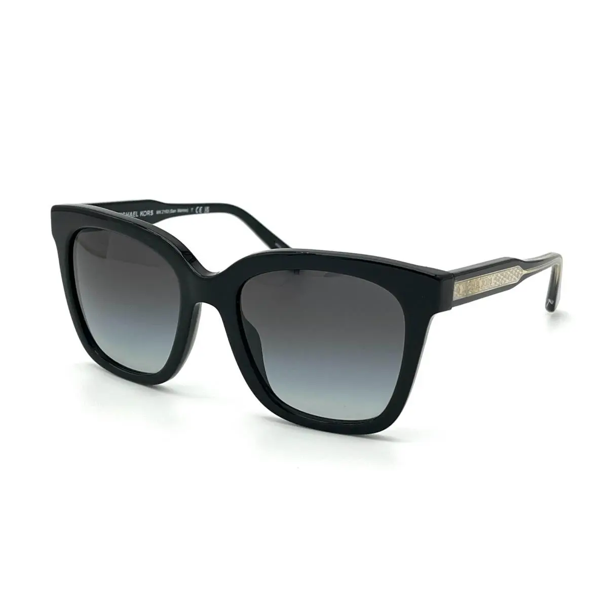 MK2163 30058G Black / Dark Graygradient 52mm Sunglass by Michael Kors