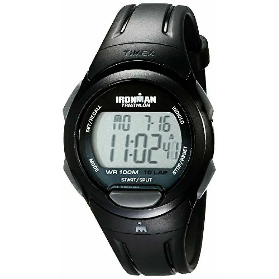 T5K608 Men`s 10-Lap Ironman Indiglo Watch Alarm Chronograph Countdown by Timex
