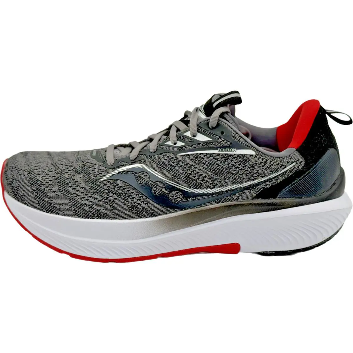 Saucony Echelon 9 Men`s Charcoal/red Sky - Charcoal/Red Sky