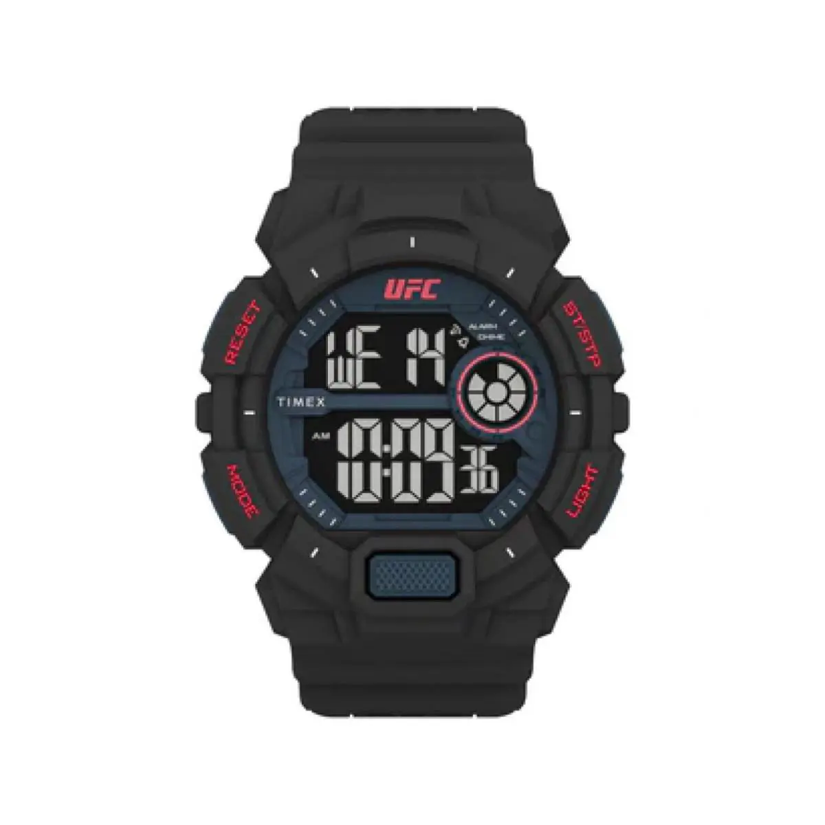 Watch Timex TW5M53400 Ufc Impact Man 50mm Res - Dial: Black, Band: Black