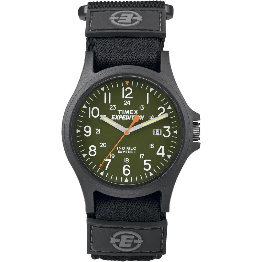 TW4B00100 Men`s Expedition Fast-wrap Watch Indiglo Date by Timex