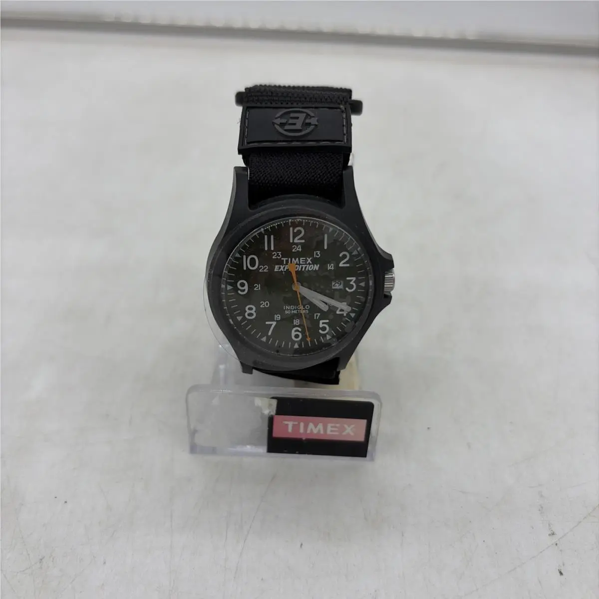 Timex TW4B00100 Men`s Expedition Fast-wrap Watch Indiglo Date - Dial: Black, Band: Black, Bezel: Black