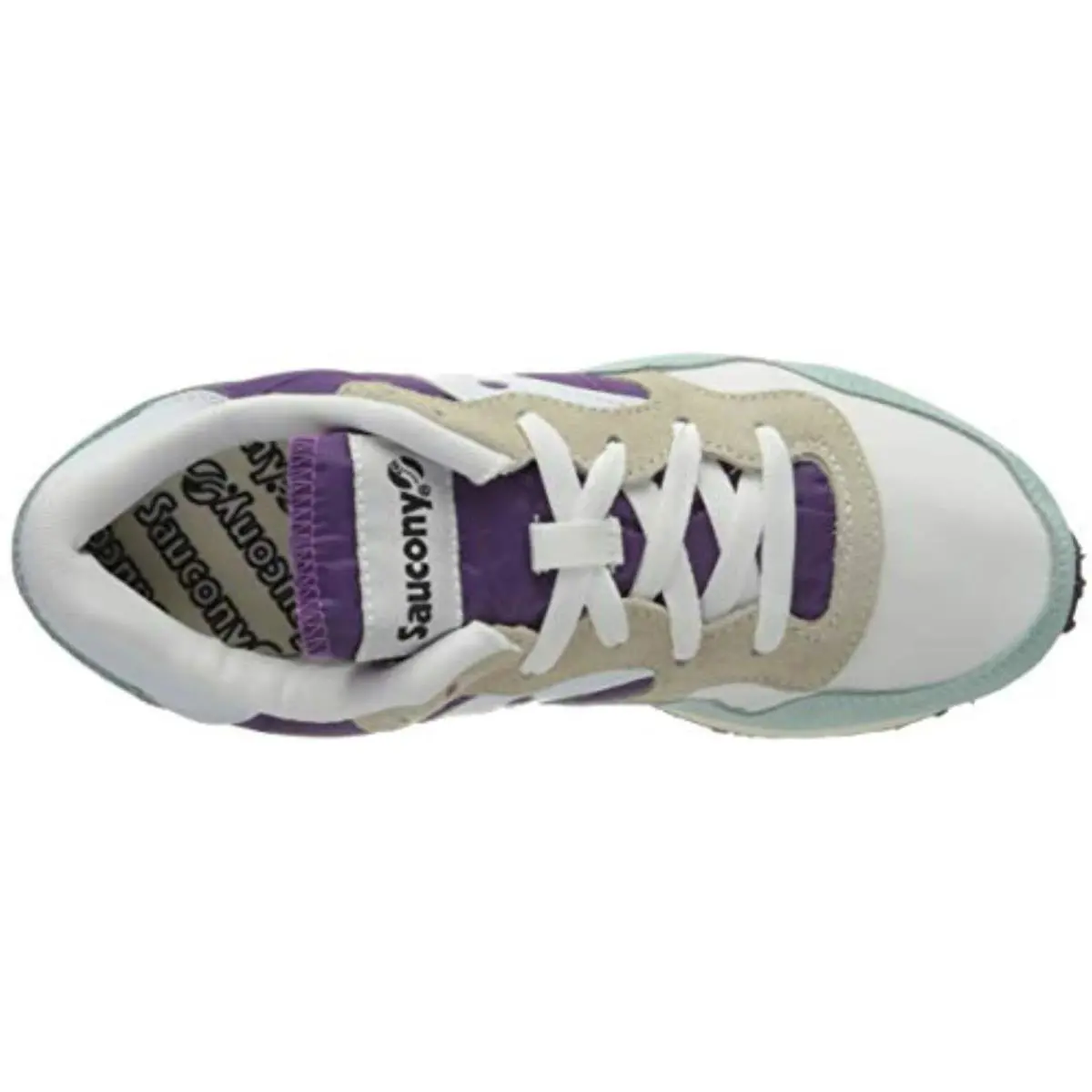 Saucony shoes - DXN TRAINER VINTAGE - DXN TRAINER VINTAGE - Sneakers - White / Purple / Lt Blue 10