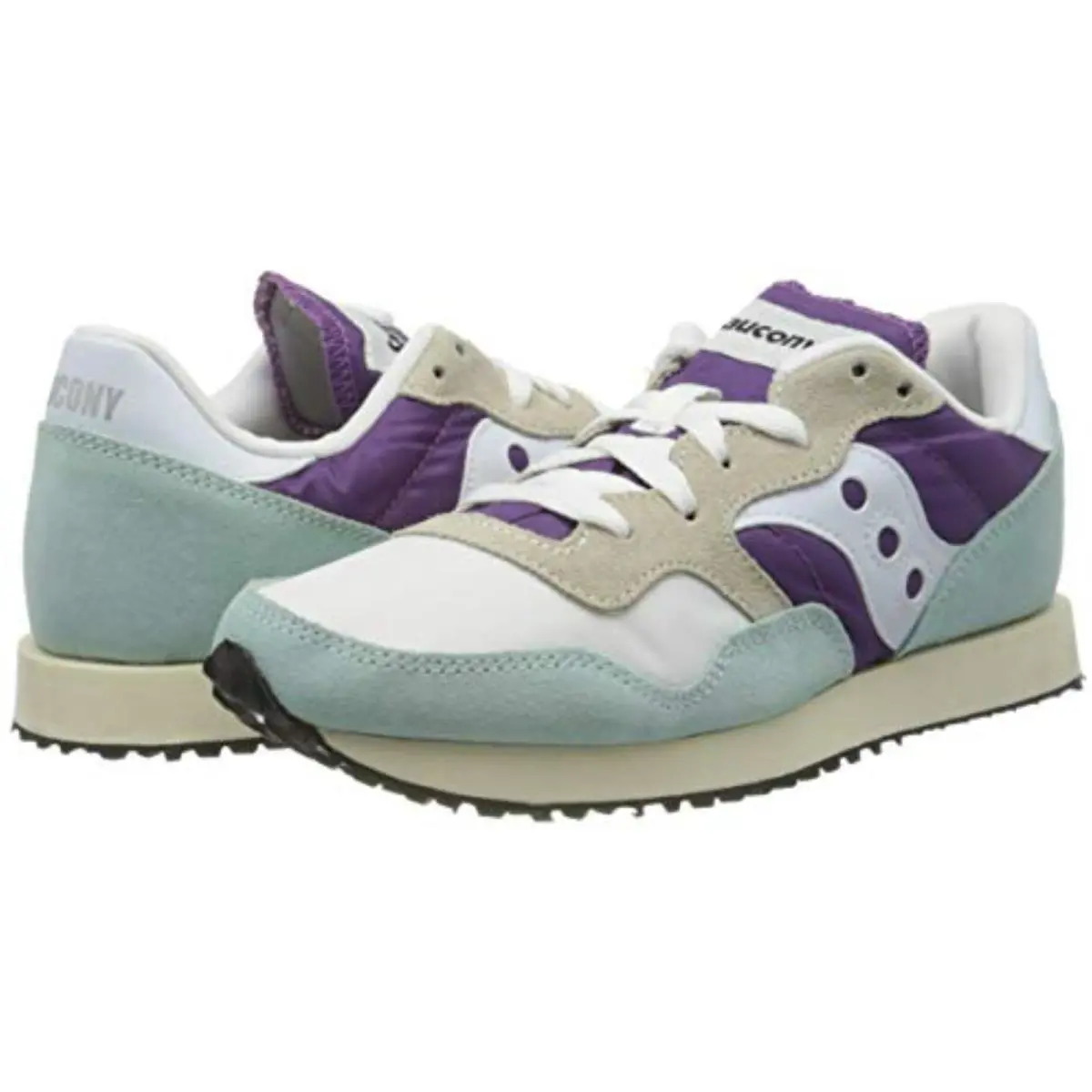 Saucony shoes - DXN TRAINER VINTAGE - DXN TRAINER VINTAGE - Sneakers - White / Purple / Lt Blue 12