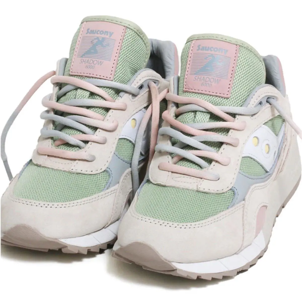 Saucony shoes - Saucony Shadow 6000 - Shadow - White/green 6
