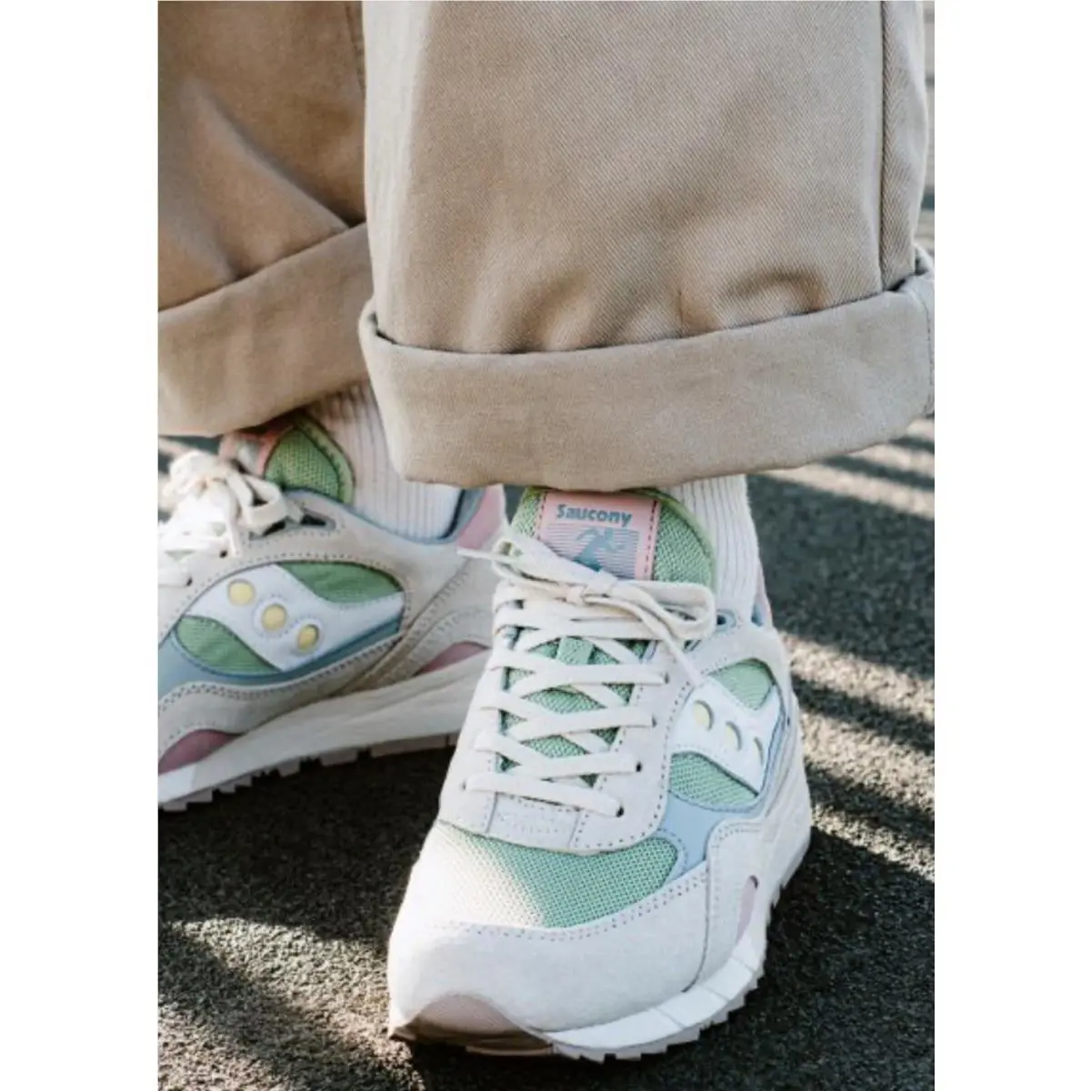 Saucony shoes - Saucony Shadow 6000 - Shadow - White/green 3