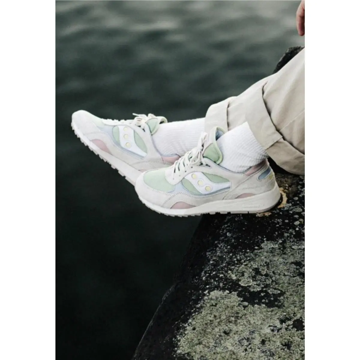 Saucony shoes - Saucony Shadow 6000 - Shadow - White/green 4