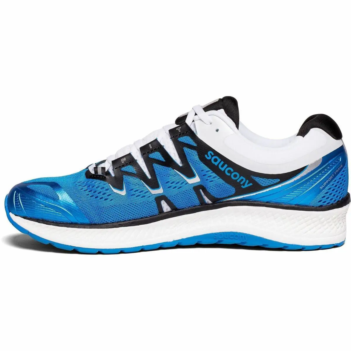 Saucony shoes - Blue/Black/White 4
