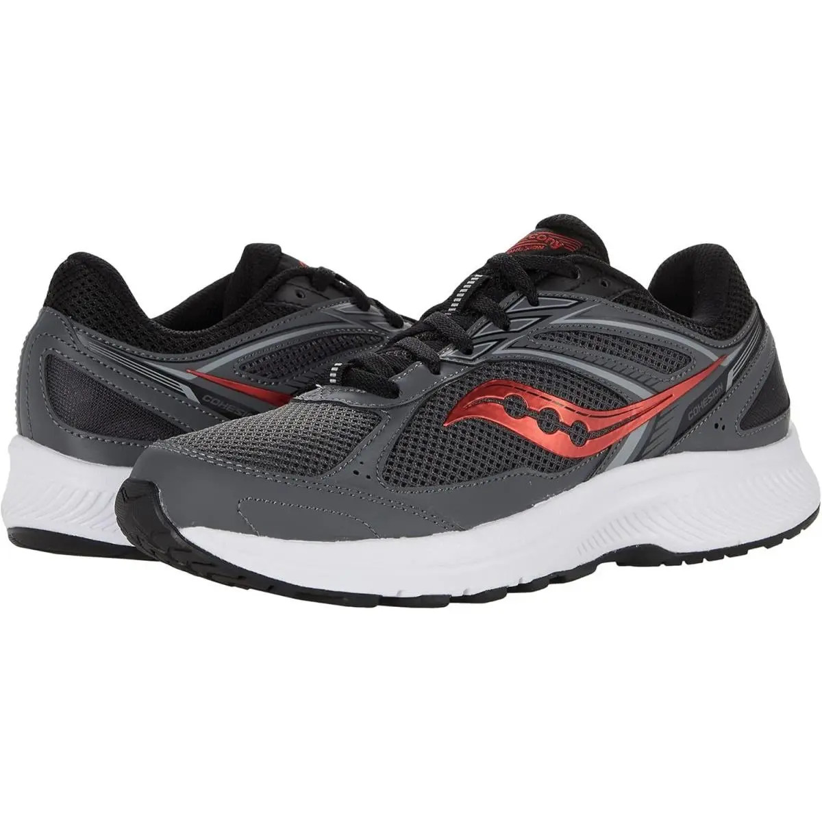 Saucony shoes - Charcoal/Flame 34