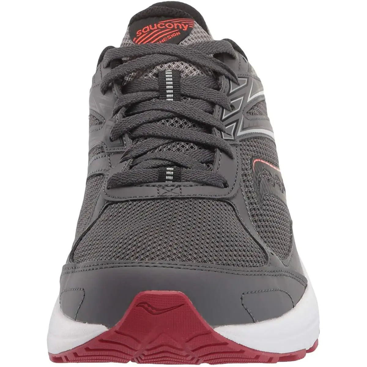 Saucony shoes - Charcoal/Red 6