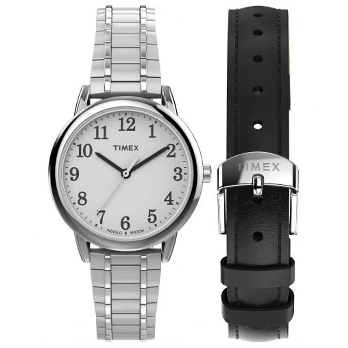 Timex Style White / Stainless Steel White Dial Wristwatch TWG063000