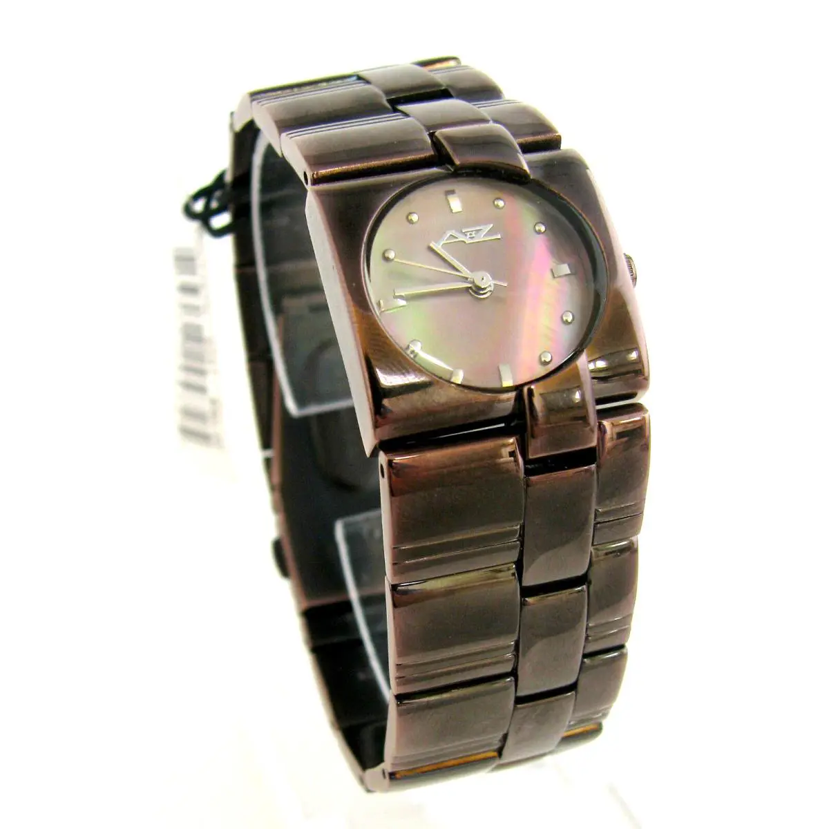 A II Z BY  Brown Mop Dial Brown Stainless Steel Bracelet Watch V0V716 by Timex