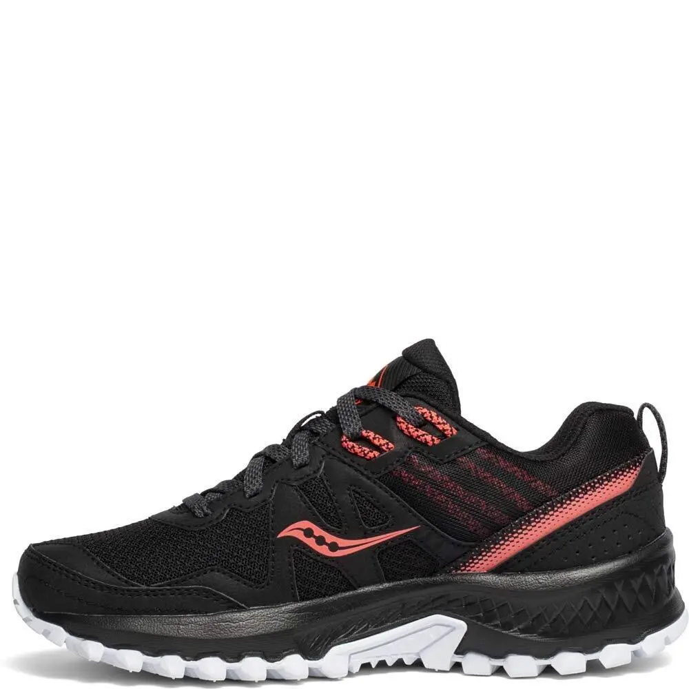 Saucony shoes - Charcoal/Coral 34