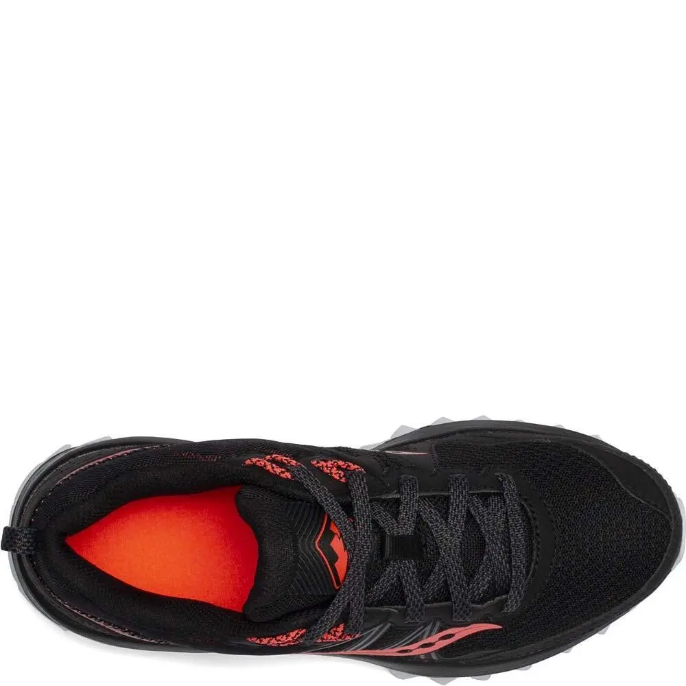 Saucony shoes - Charcoal/Coral 35