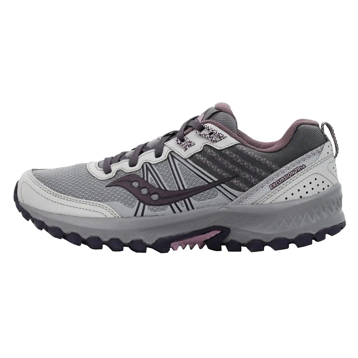 Saucony shoes - Charcoal/Coral 31