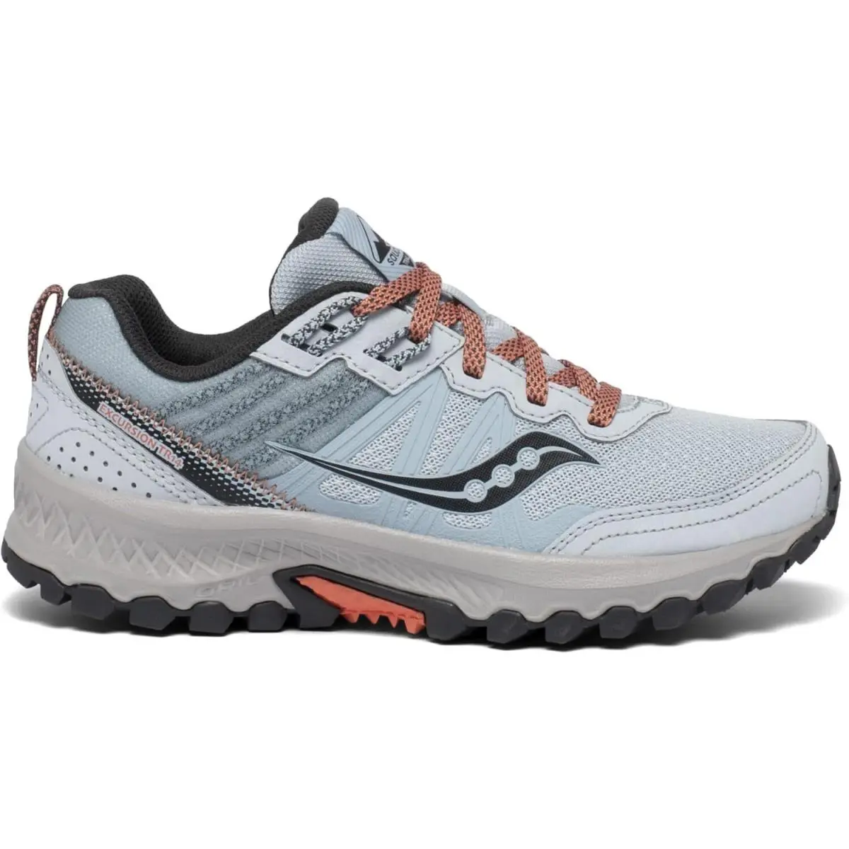 Saucony shoes - Charcoal/Coral 23