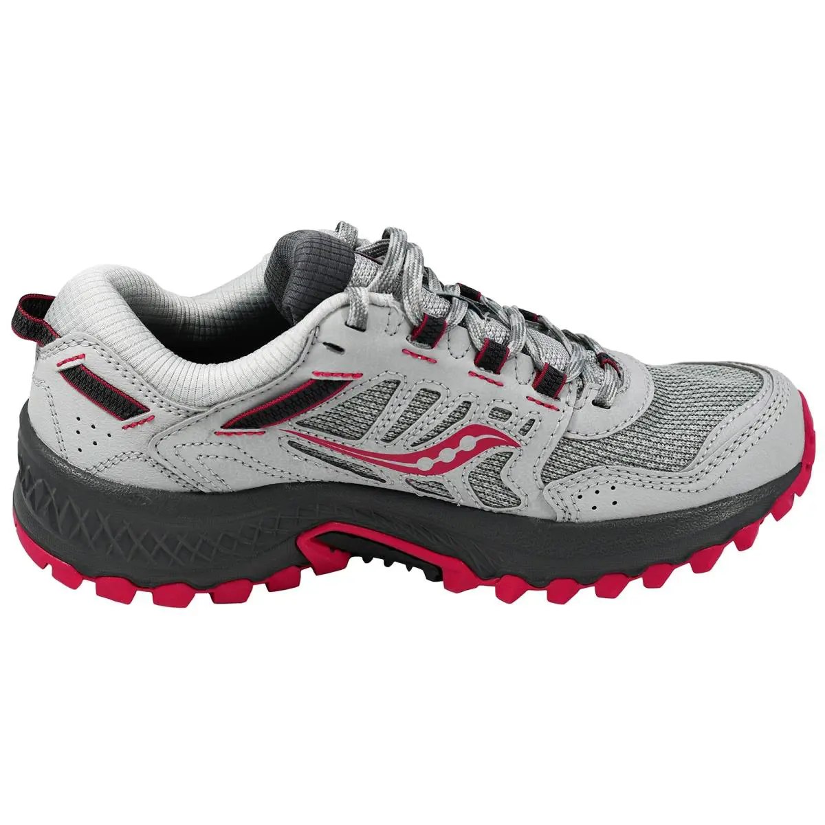 Saucony shoes - Grey/Berry 4