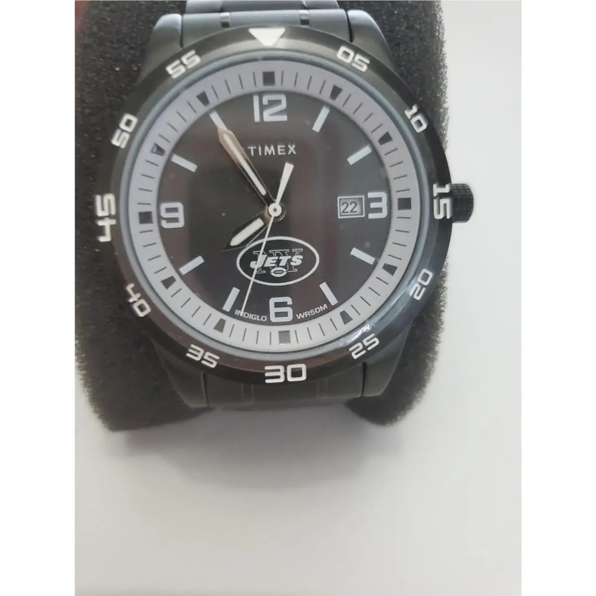 Timex Men`s Acclaim Nfl York Jets Black Analog Active Sport Watch