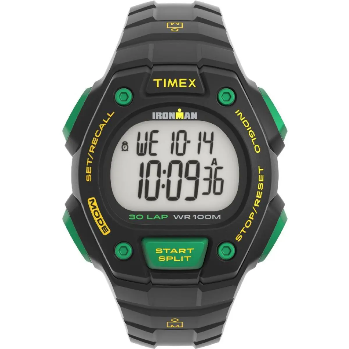 Timex TW5M59000 Men`s Ironman 40mm Black Resin Strap Watch