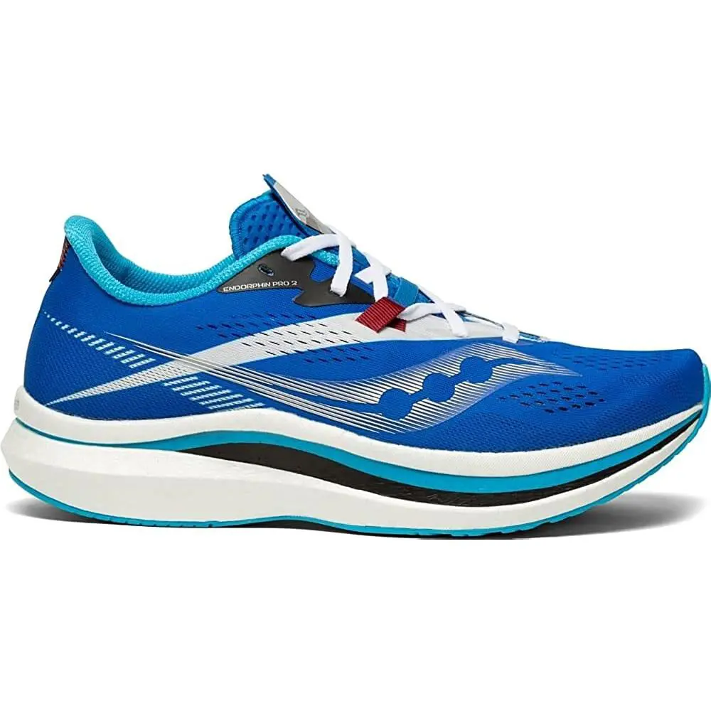 Saucony Men`s S20687-30 Endorphin Pro 2 Running Sneaker Shoes Royal/white - Royal/White