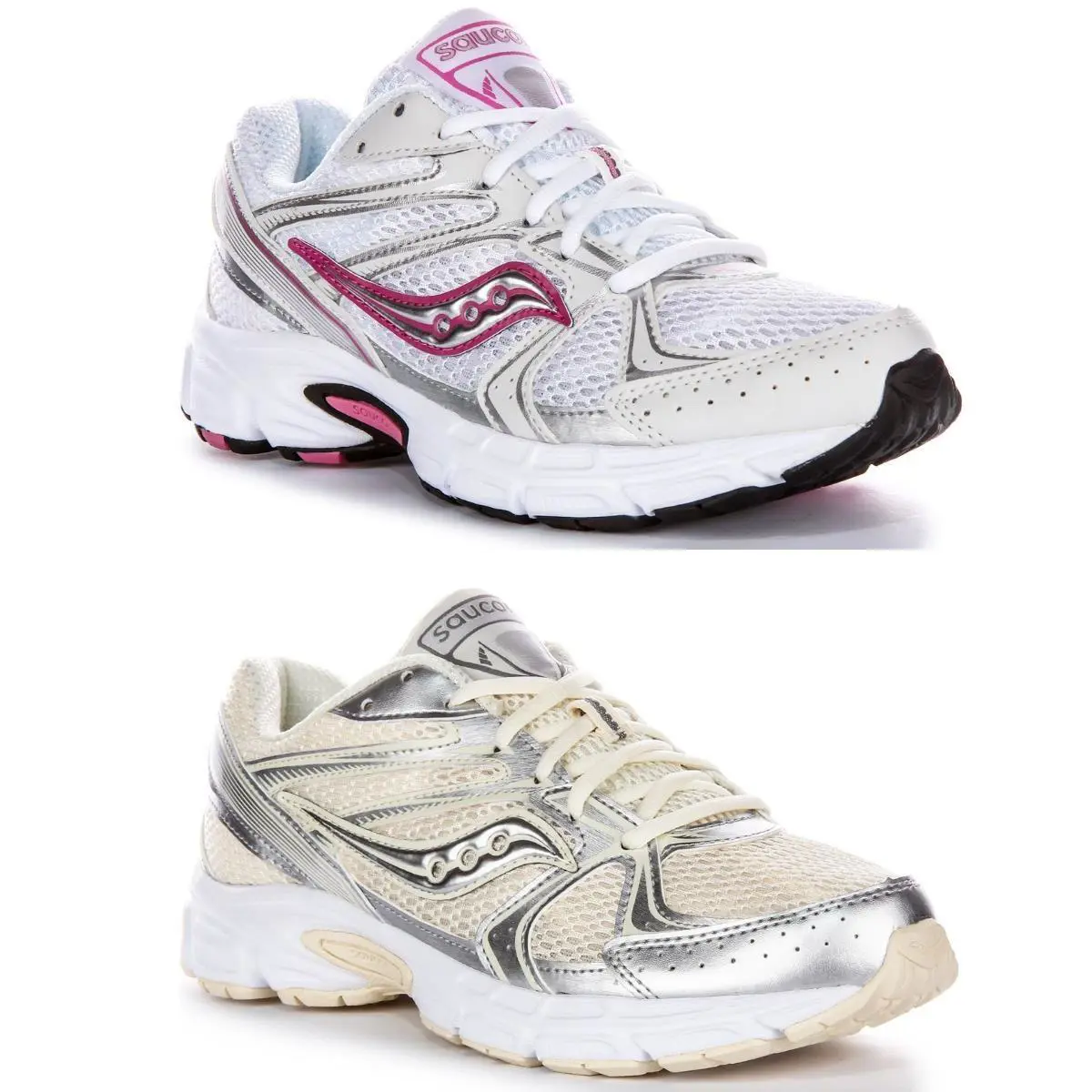 Saucony shoes  - WHITE PINK 1