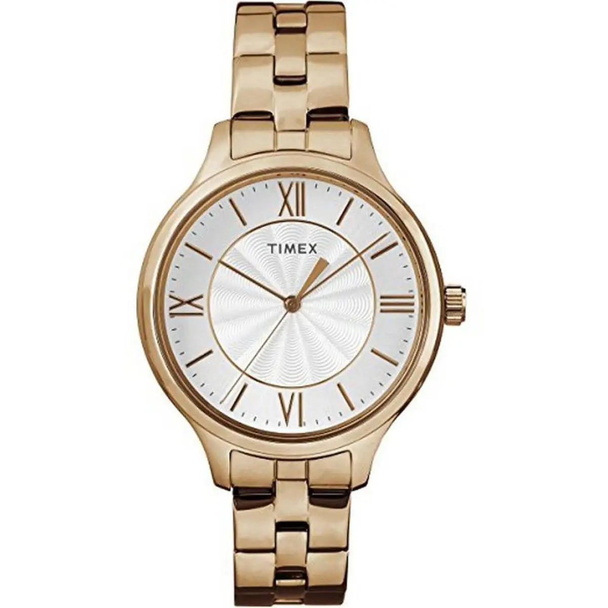 TW2R28000ZA Women`s Peyton Rose Gold Tone Steel Link Watch TW2R28000 by Timex