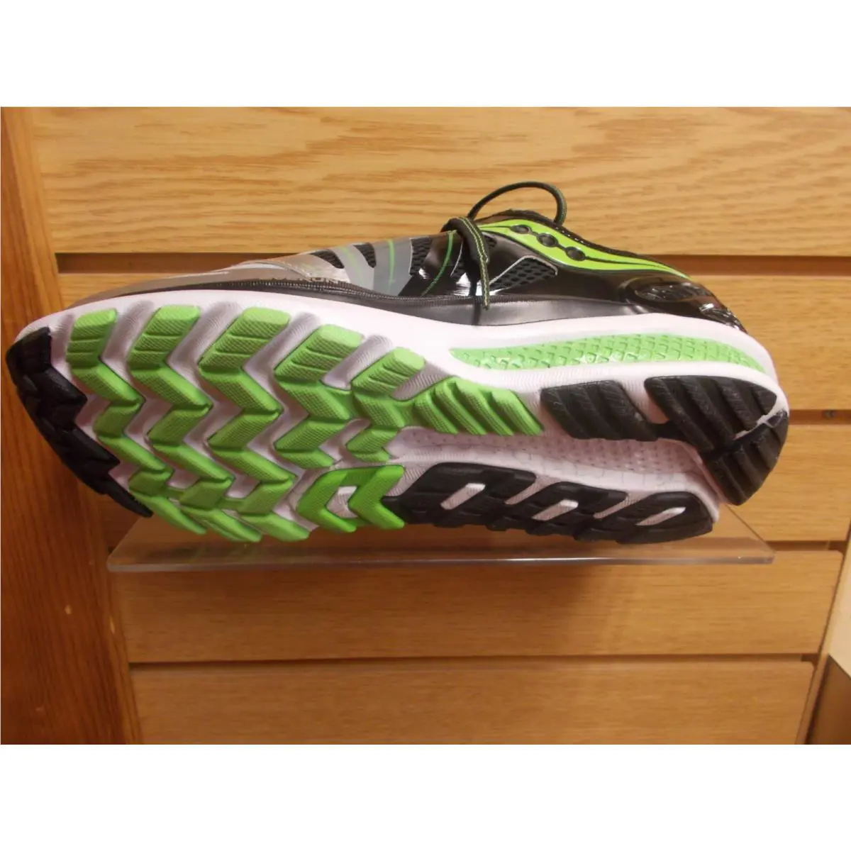 Saucony shoes - Saucony Hurricane - Hurricane - S20294-1 - GREY / BLACK / GREEN, Manufacturer: GREY / BLACK / GREEN 1