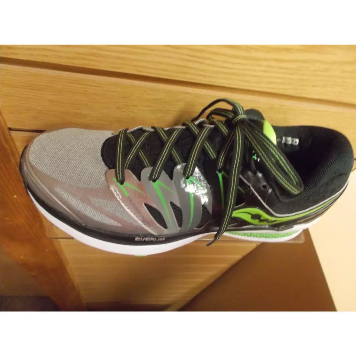 Saucony shoes - Saucony Hurricane - Hurricane - S20294-1 - GREY / BLACK / GREEN, Manufacturer: GREY / BLACK / GREEN 2