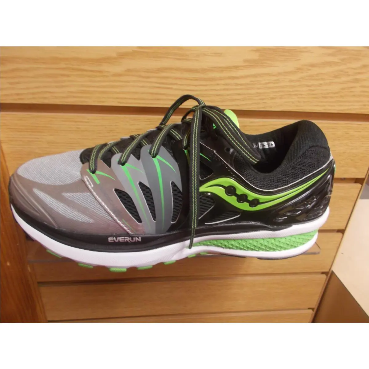 Saucony shoes - Saucony Hurricane - Hurricane - S20294-1 - GREY / BLACK / GREEN, Manufacturer: GREY / BLACK / GREEN 3