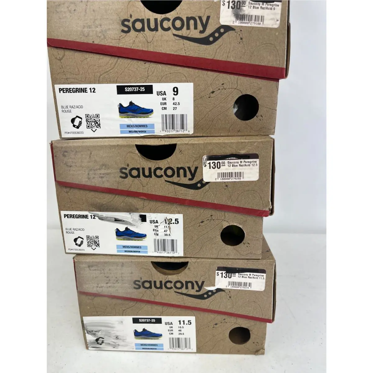 Saucony shoes - Saucony Peregrine 12 - Peregrine - S20737-25 - Blue 0