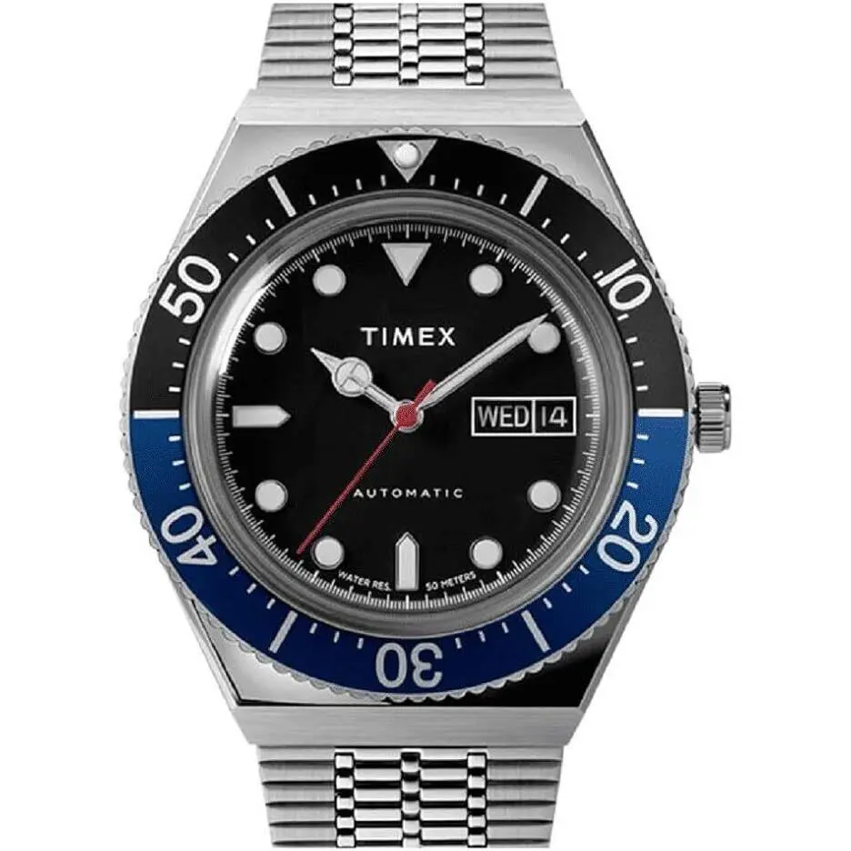 Timex M79 Automatic Collection Black Dial Men`s Watch TW2U29500ZV