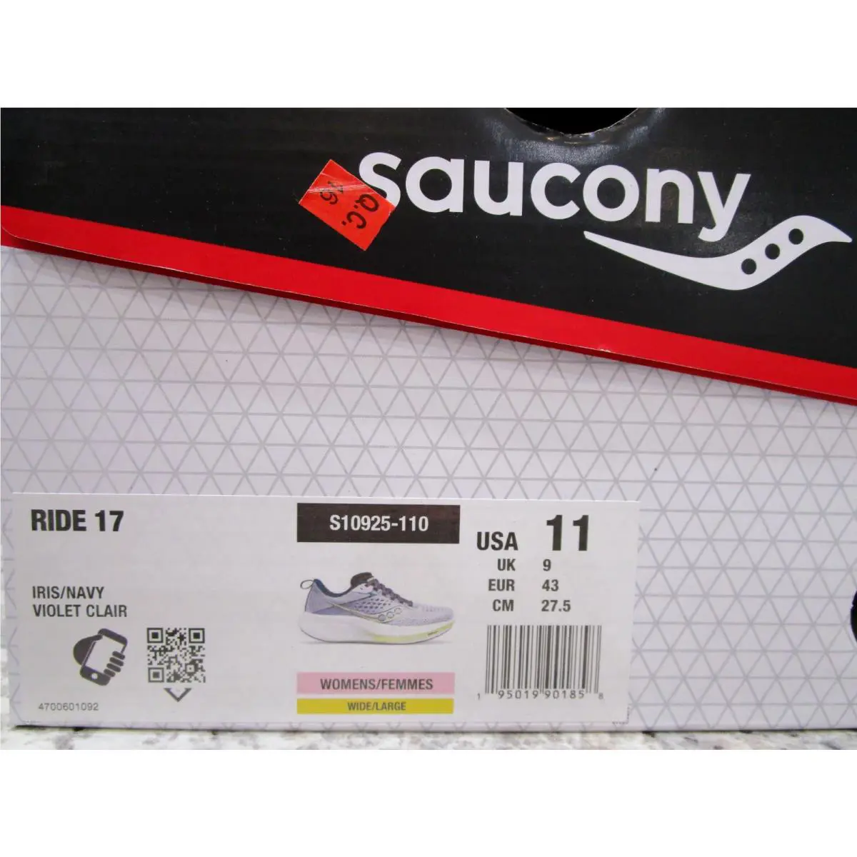 Saucony shoes - Saucony Ride 17 - Ride - S10925-110 - Iris/Navy 4