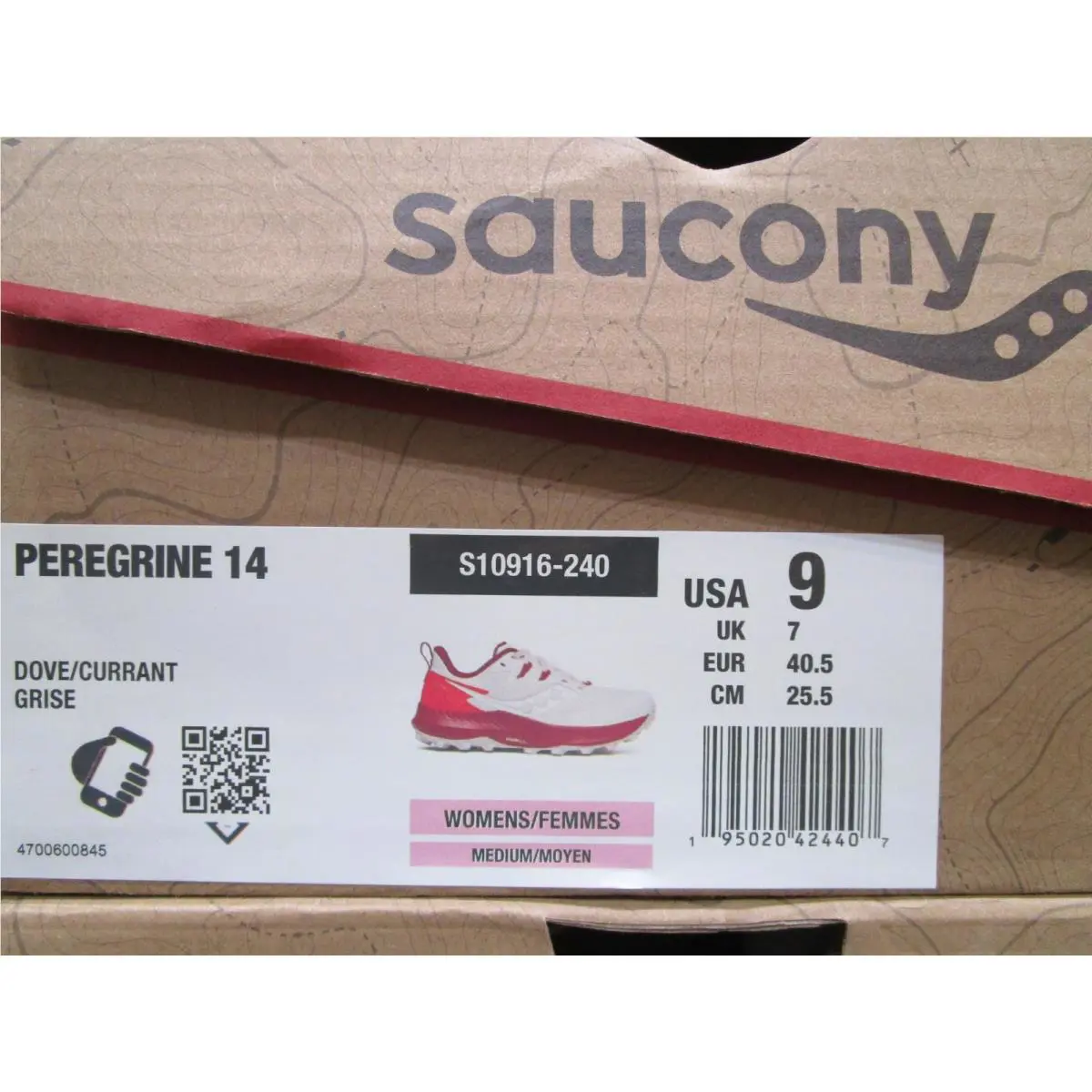 Saucony shoes - Saucony Peregrine 14 - Peregrine - S10916-240 - Dove/Currant 4