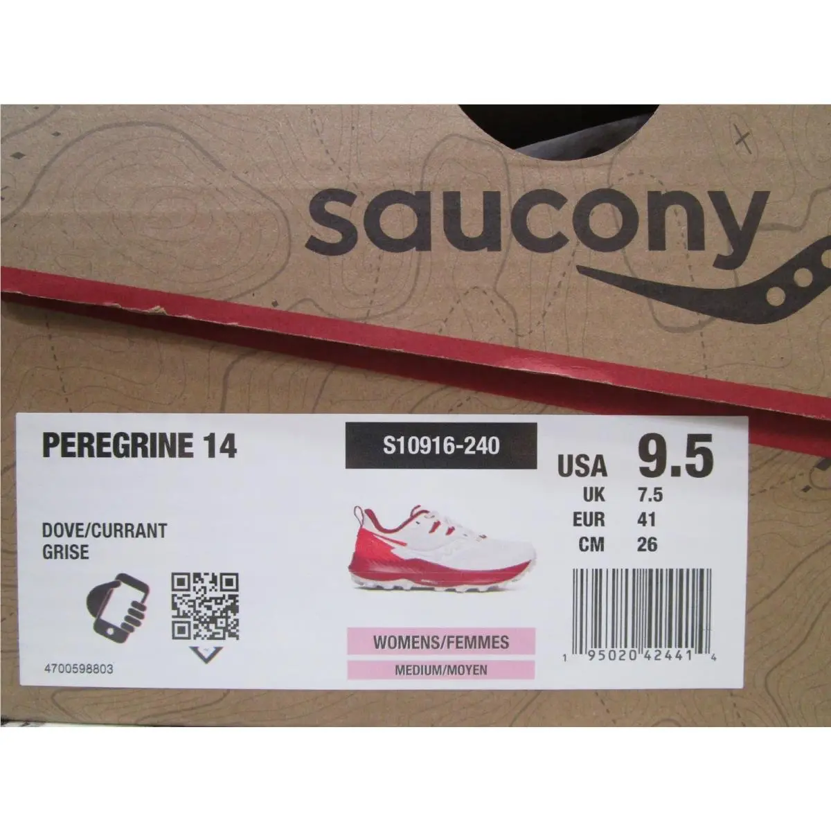 Saucony shoes - Saucony Peregrine 14 - Peregrine - S10916-240 - Dove/Currant 4