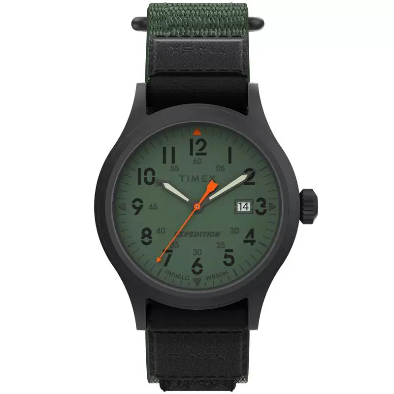 Timex TW4B29800 Expedition Scout Green Dial Watch - Dial: Green