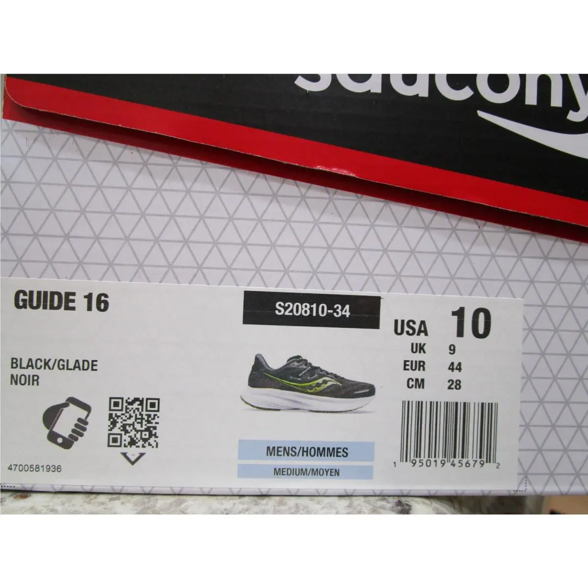 Saucony shoes - Saucony Guide - Guide - S20810-34 - Black/Glade 4