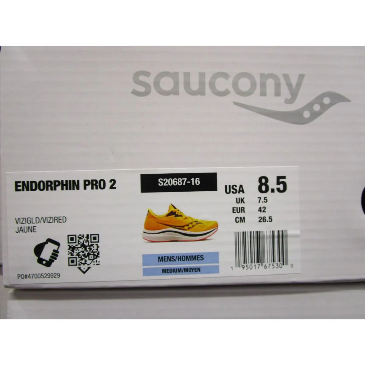 Saucony shoes - S2068716 - S20687-16 - Vizigld/Vizired 3