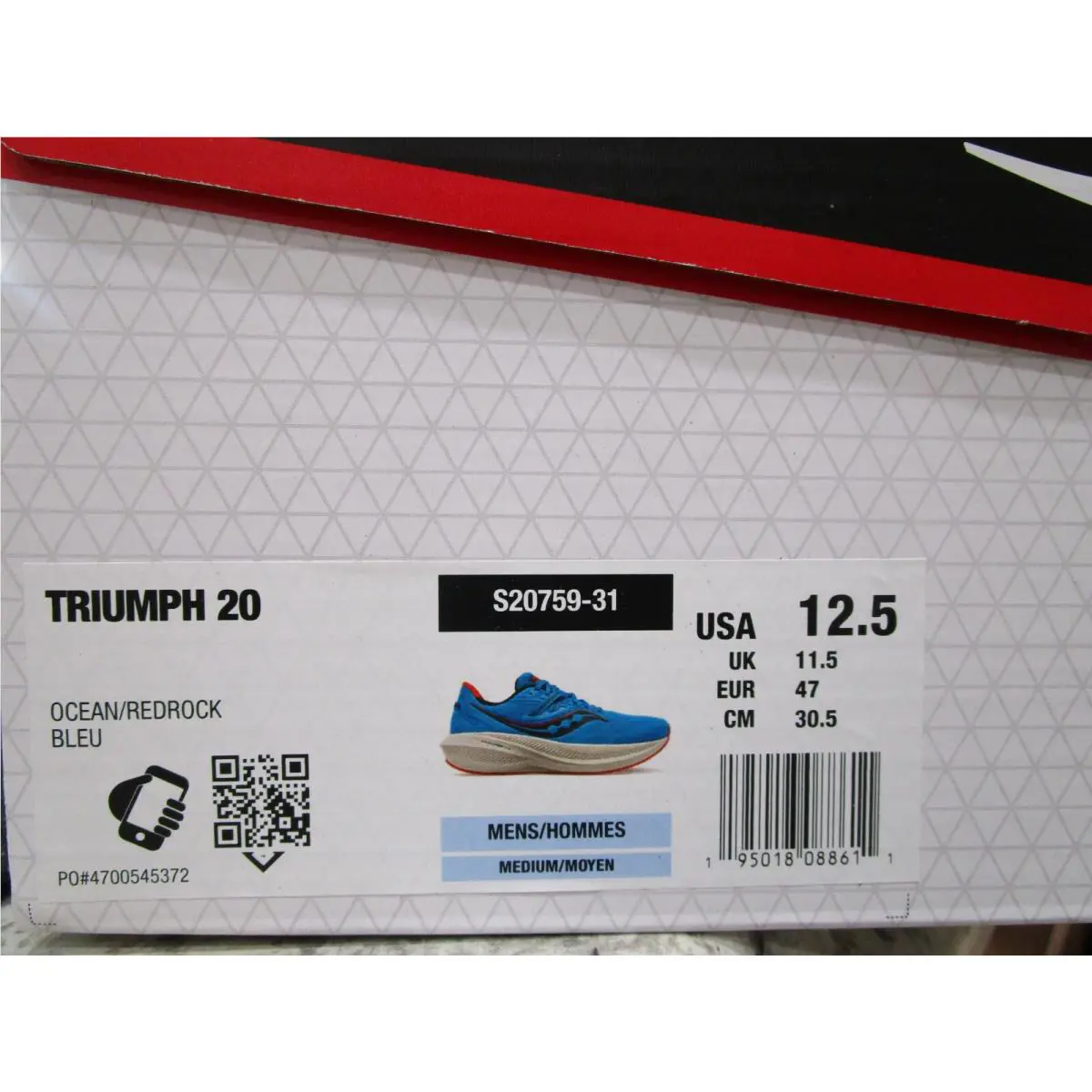 Saucony shoes - Saucony Triumph 20 - Triumph - S20759-31 - Ocean/Redrock 4