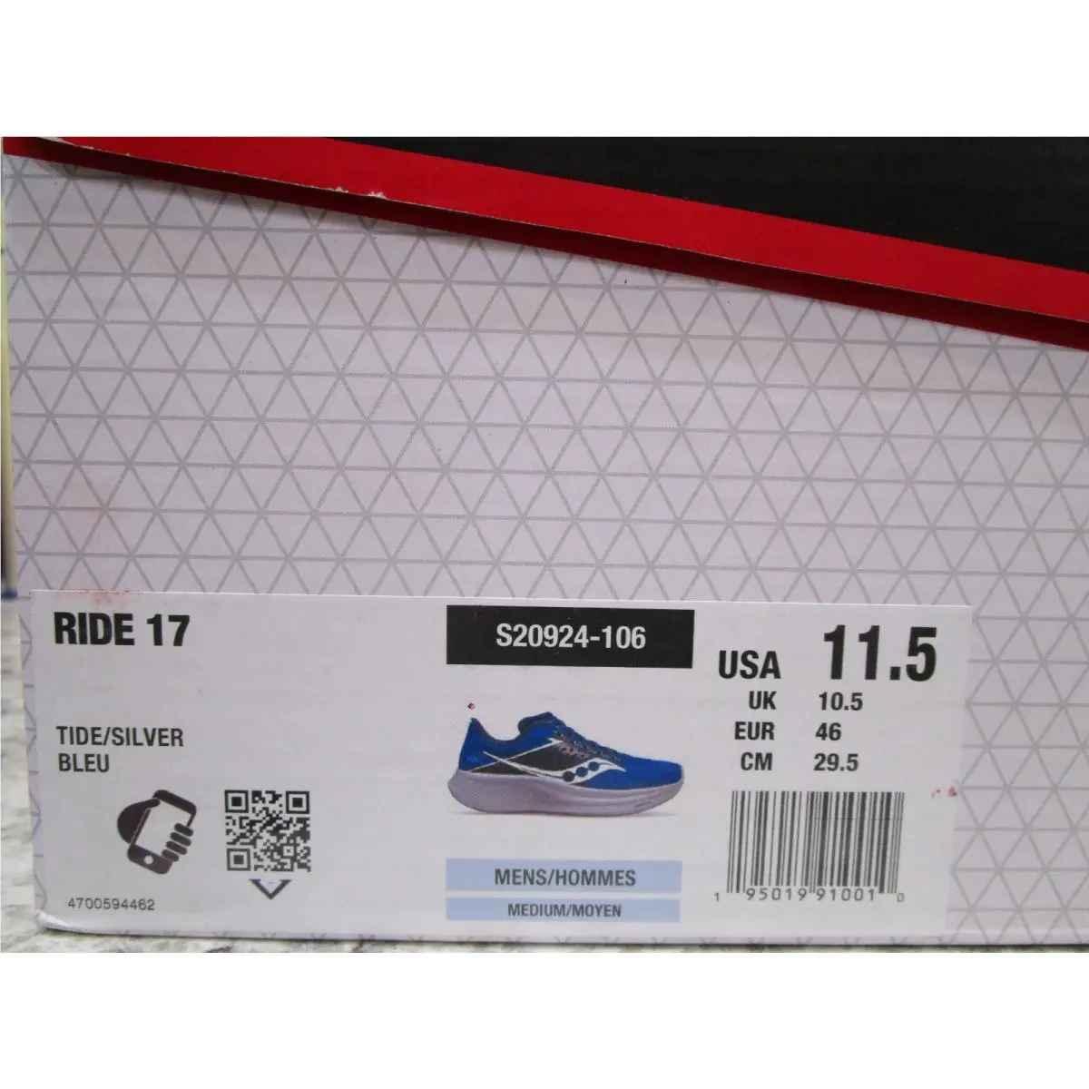 Saucony shoes - Saucony Ride 17 - Ride - S20924-106 - Tide/Silver 4