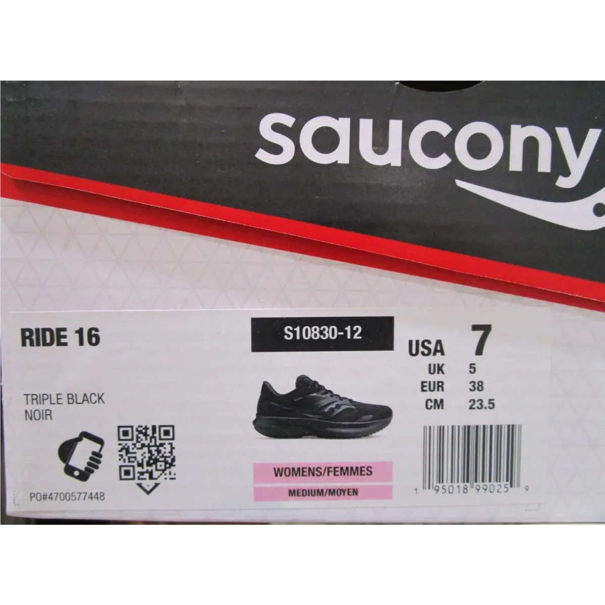 Saucony shoes - Saucony Ride - Ride - S10830-12 - Black 4