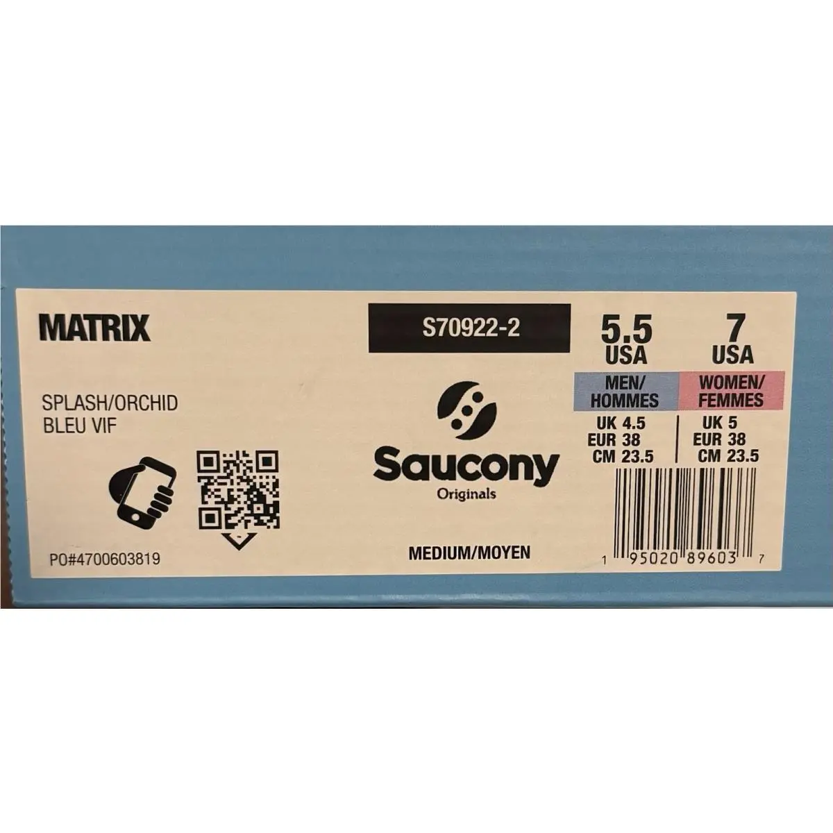 Saucony shoes - Saucony Jae Tips x Matrix - S70922-2 - Blue 9