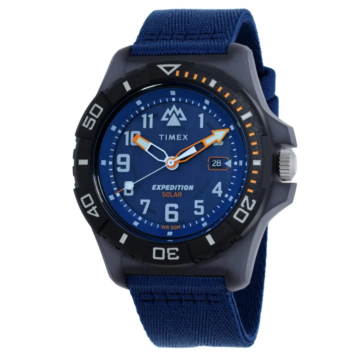 Timex Expedition North Quartz Blue Dial Men`s Watch TW2V40300JR - Dial: Blue, Band: Blue, Bezel: Gray