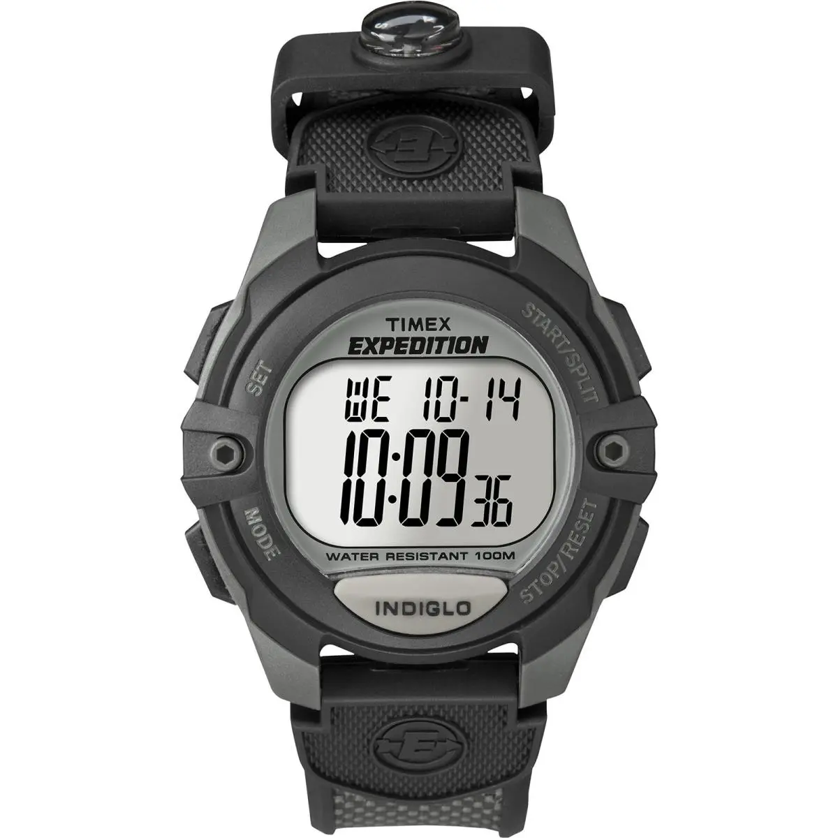 Men`s Expedition Digital Cat 41mm Watch – Gray Black/digital Gray/gray by Timex