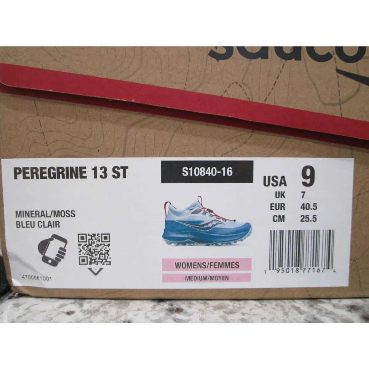 Saucony shoes - Saucony Peregrine 13 - Peregrine - S10840-16 - Mineral/Moss 4