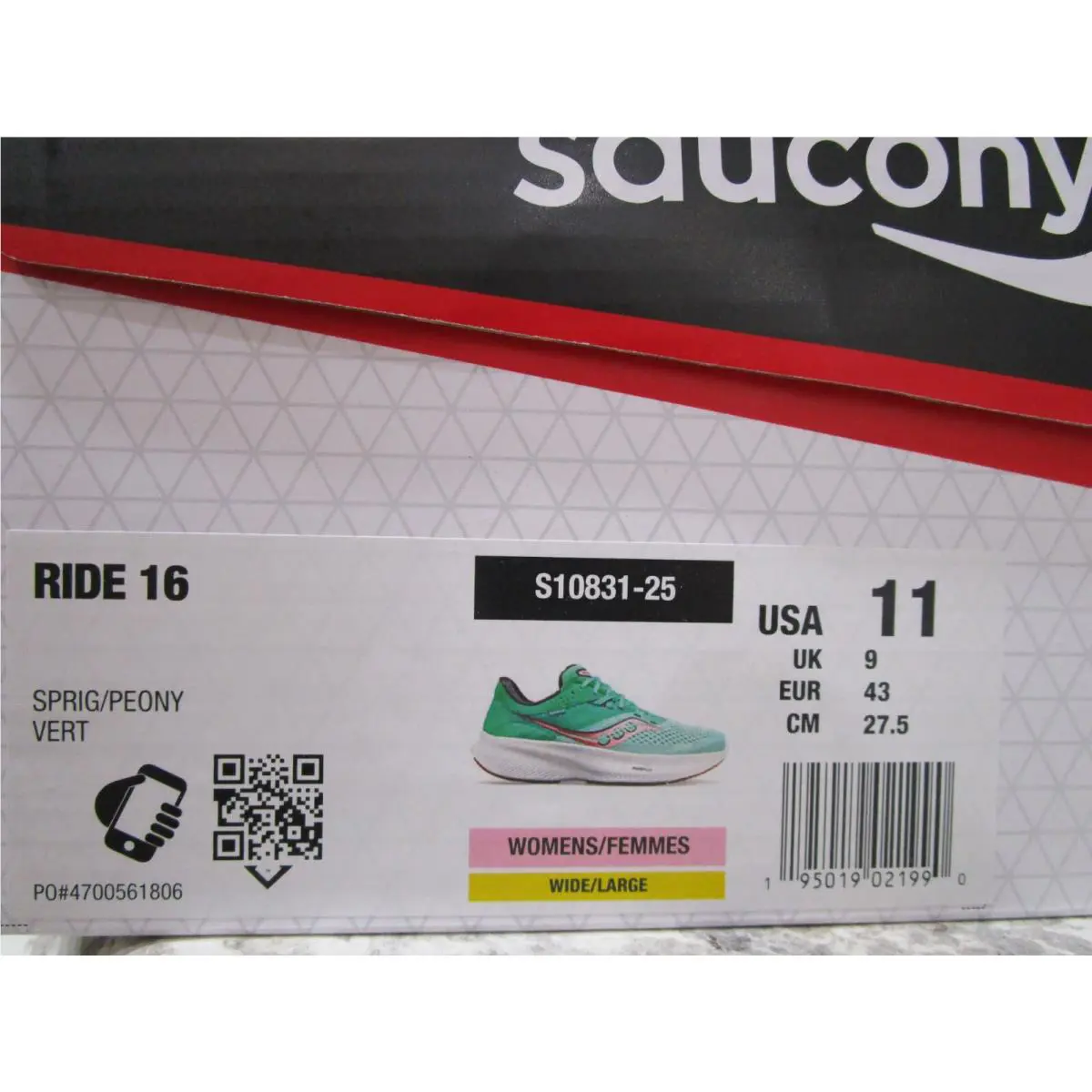 Saucony shoes - Saucony Ride - Ride - S10831-25 - SPRIG/Peony 4